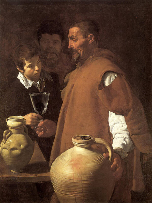 Diego Velazquez Art Print featuring the painting The Waterseller of Seville by Diego Velazquez