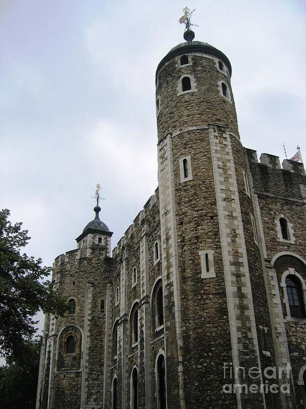 White Tower Art Print featuring the photograph The White Tower by Denise Railey