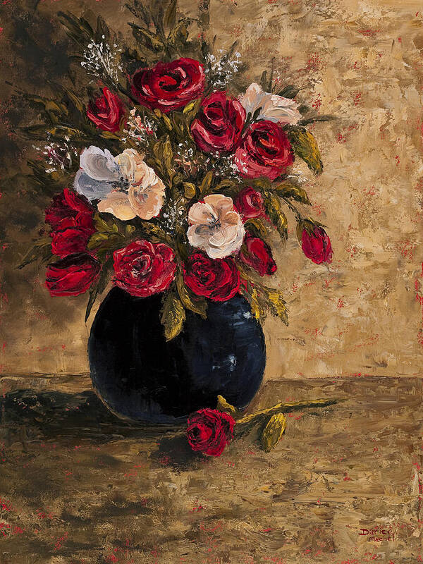 Still Life Art Print featuring the painting Touch Of Elegance by Darice Machel McGuire