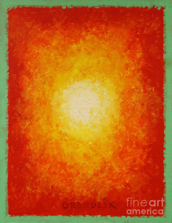 Tuscan Sun Art Print featuring the painting Tuscan Sun by Dariusz Orszulik