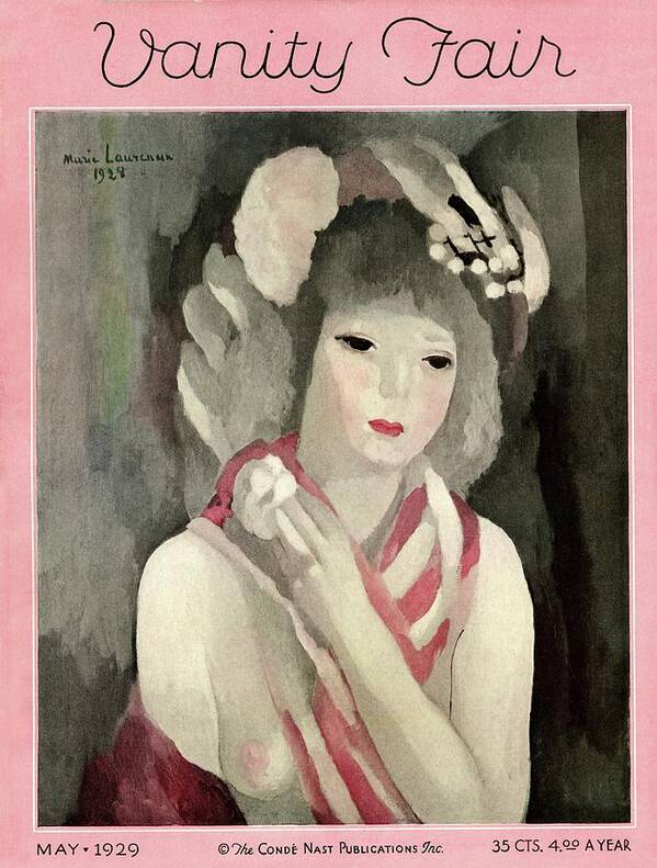 Illustration Art Print featuring the photograph Vanity Fair Cover Featuring A Painting by Marie Laurencin