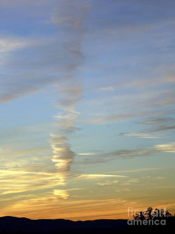 Arizona Art Print featuring the photograph Vortex Cloud by Mars Besso