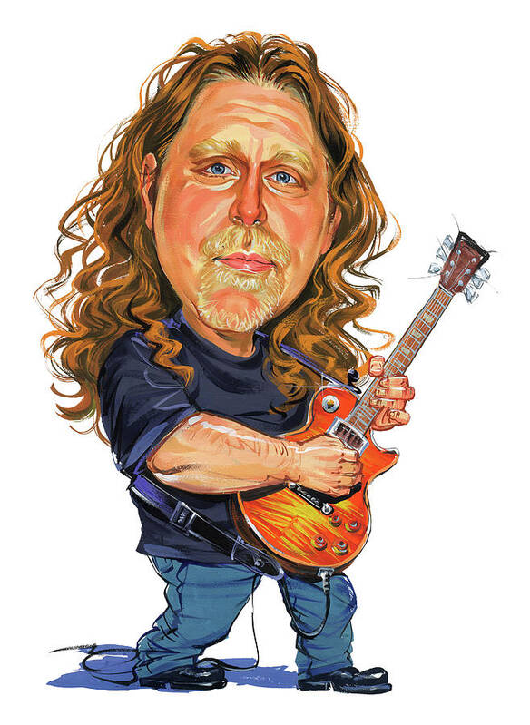 Warren Haynes Art Print featuring the painting Warren Haynes by Art 