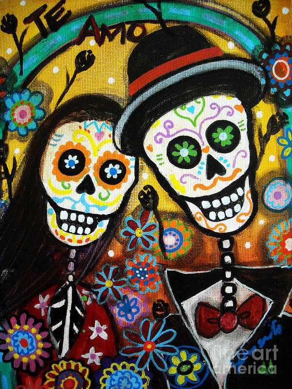 Dia de los Muertos 5 PRINTS COLLECTED signed by artist Day of the dead art