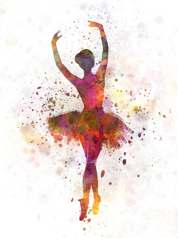 dek Wantrouwen ego Woman ballerina ballet dancer dancing Art Print by Pablo Romero - Fine Art  America