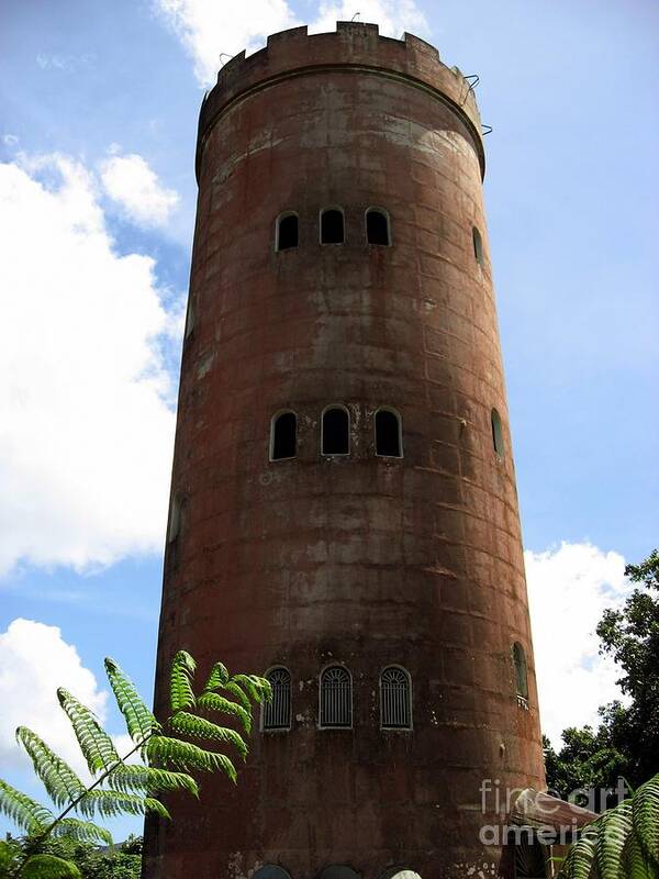 Yokahu Observation Tower Art Print featuring the photograph Yokahu Tower by Christine Stack