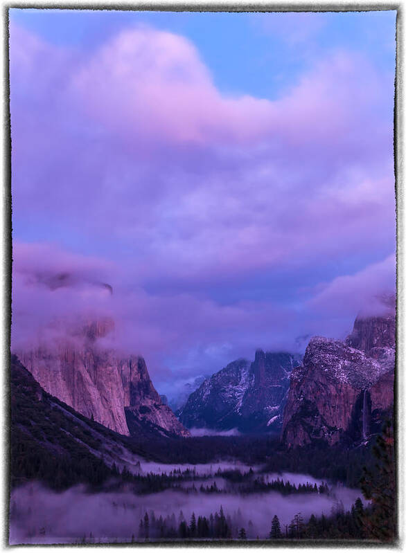 Landscape Art Print featuring the photograph Yosemite Valley by Jonathan Nguyen