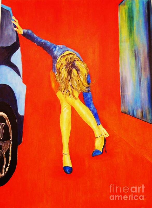 Girlspainting Art Print featuring the painting Zapatos 3 by Dagmar Helbig