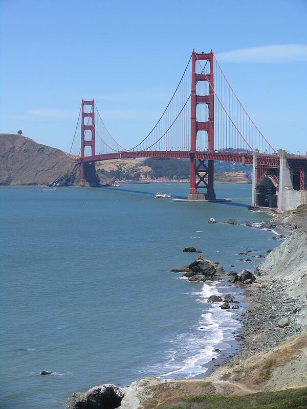 Golden Gate Bridge Art Print featuring the photograph Golden Gate Bridge #5 by Mark Norman