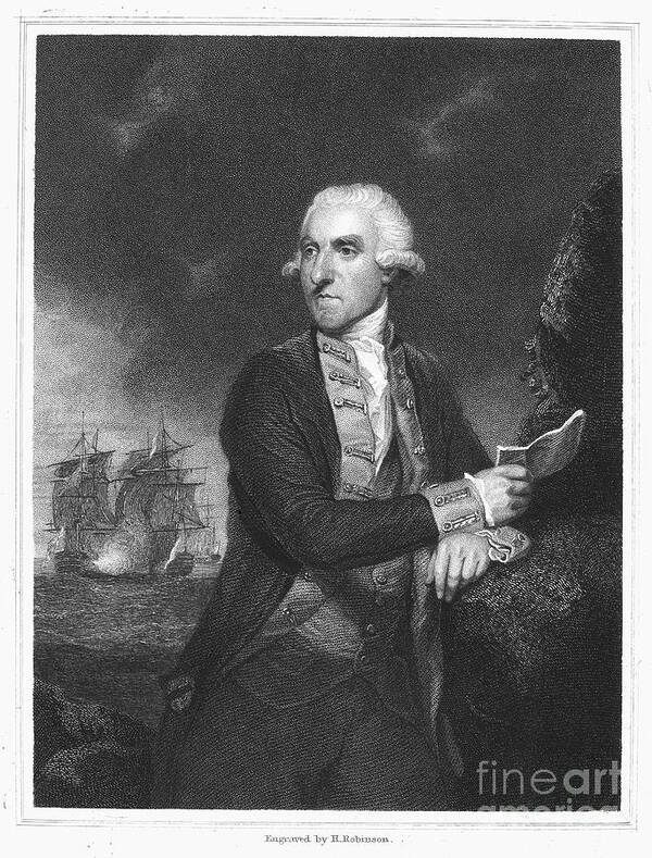 18th Century Art Print featuring the photograph Samuel Hood (1724-1816) #1 by Granger