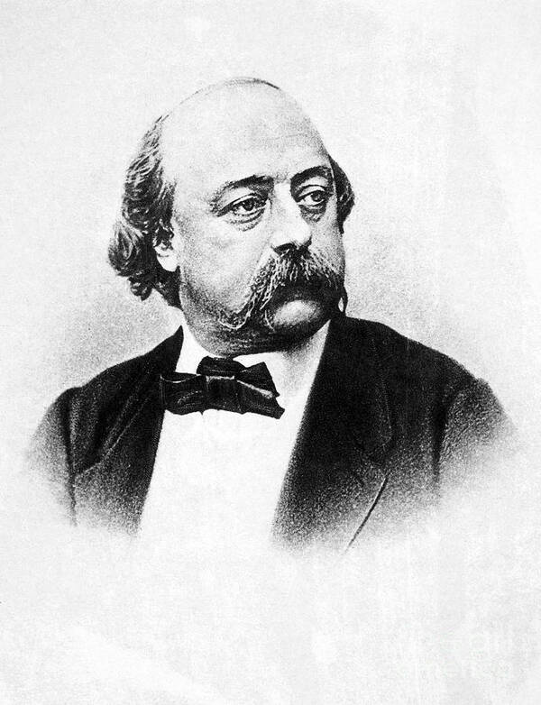 19th Century Art Print featuring the photograph Gustave Flaubert (1821-1880) #2 by Granger