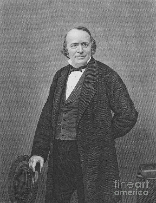 Science Art Print featuring the photograph Louis Agassiz, Swiss-american Polymath #6 by Science Source