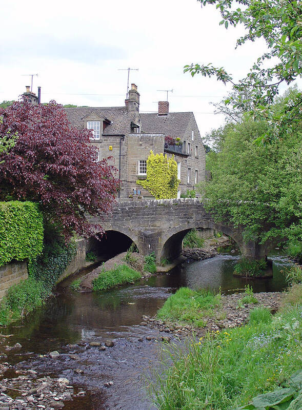 Brick Wall Art Print featuring the photograph Bar Brook Bridge by Rod Johnson