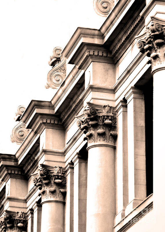 Architecture Elements Art Print featuring the photograph Columns by Jose Luis Reyes