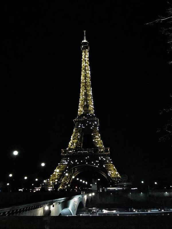 Paris Art Print featuring the photograph Eiffel Tower - Paris by Marianna Mills