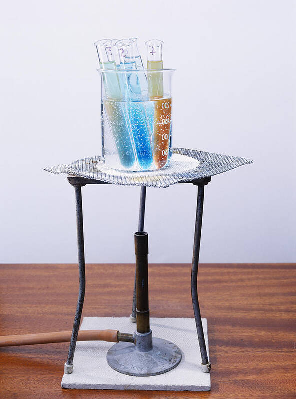 Chemistry Art Print featuring the photograph Fehling's Test For Sugars by Andrew Lambert Photography