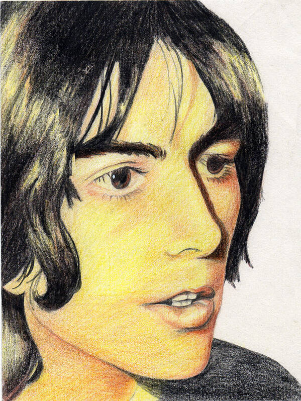 Beatles Art Print featuring the painting George Harrison by Jayne Kennedy