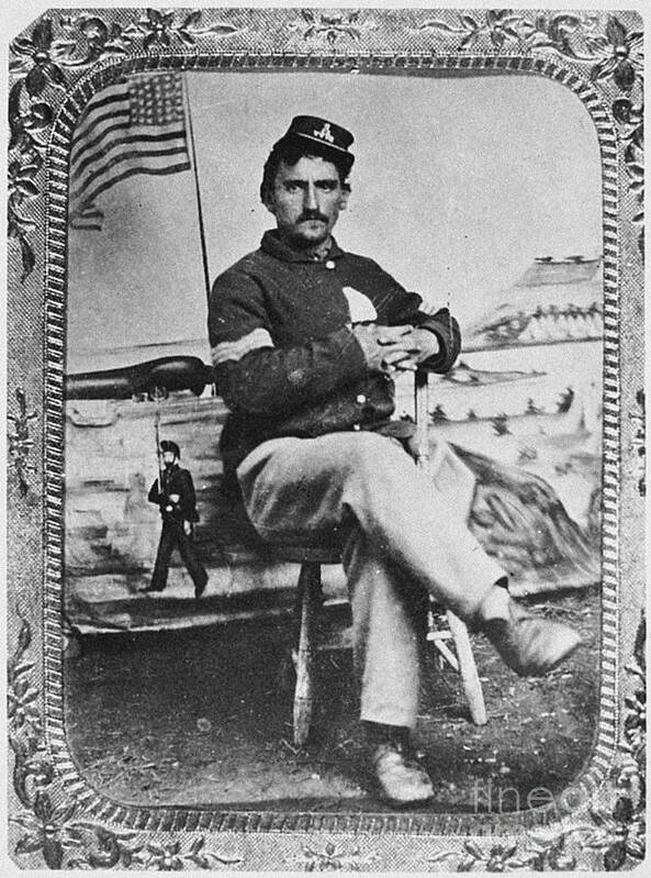 1860s Art Print featuring the photograph George W. Whitman by Granger