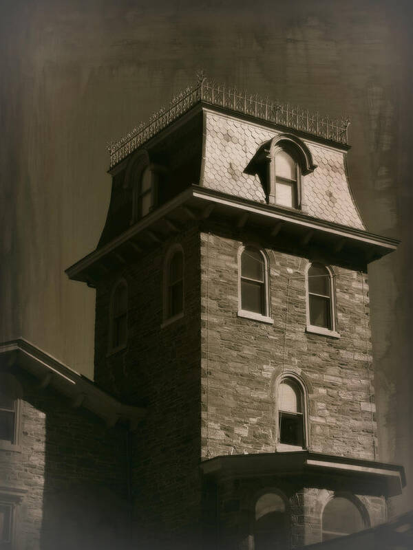 House Art Print featuring the photograph Haunted House 1 by Dark Whimsy