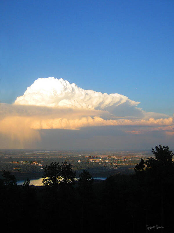 High Plains Thunderhead Art Print featuring the photograph High Plains Thunder by Ric Soulen