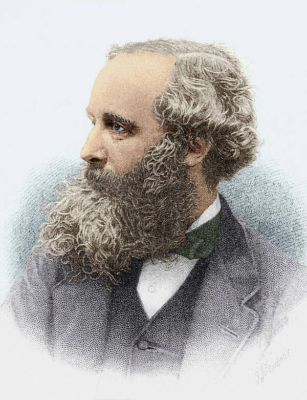 James Clerk Maxwell Art Print featuring the photograph James Clerk Maxwell, Scottish Physicist by Sheila Terry