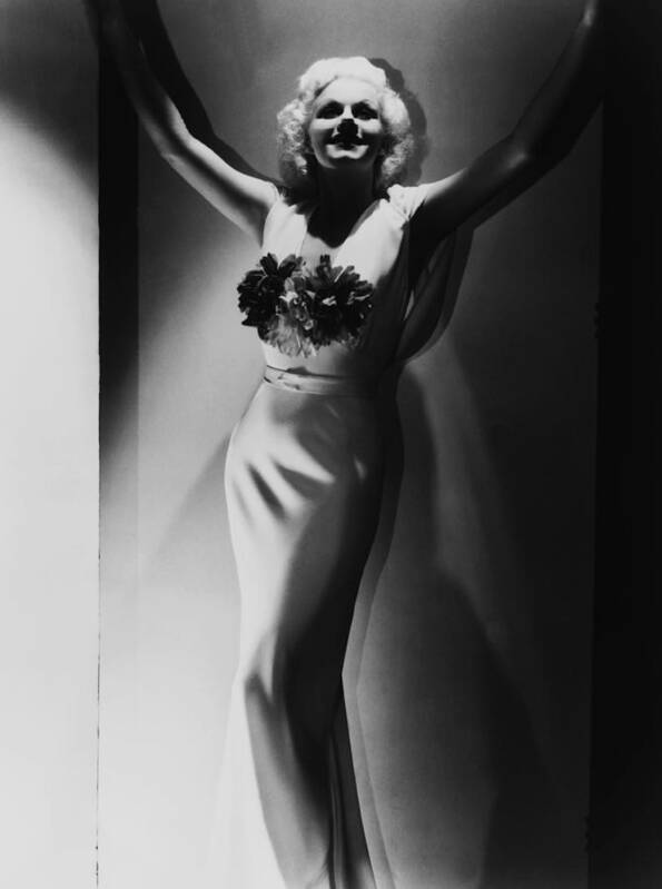 1930s Portraits Art Print featuring the photograph Jean Harlow, 1935 by Everett