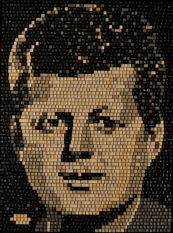 John Kennedy Art Print featuring the mixed media John F Kennedy by Doug Powell