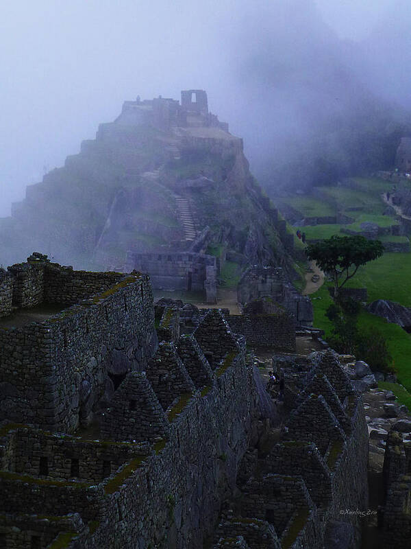 Peru Art Print featuring the photograph Machu Picchu Peru 10 by Xueling Zou