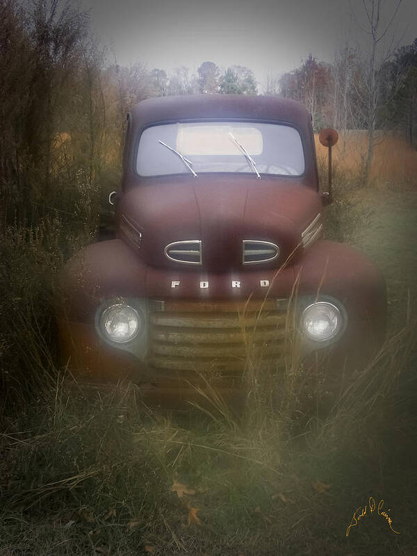 Old Cars Art Print featuring the photograph Old Ford by T Cairns