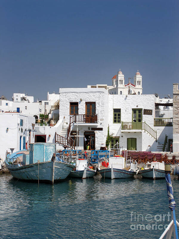 Aegean Art Print featuring the photograph Paros by Jane Rix