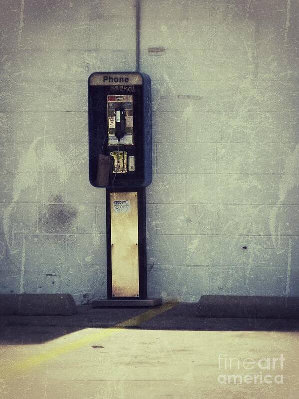 Abandoned Art Print featuring the photograph Phone Booth by Angela Wright