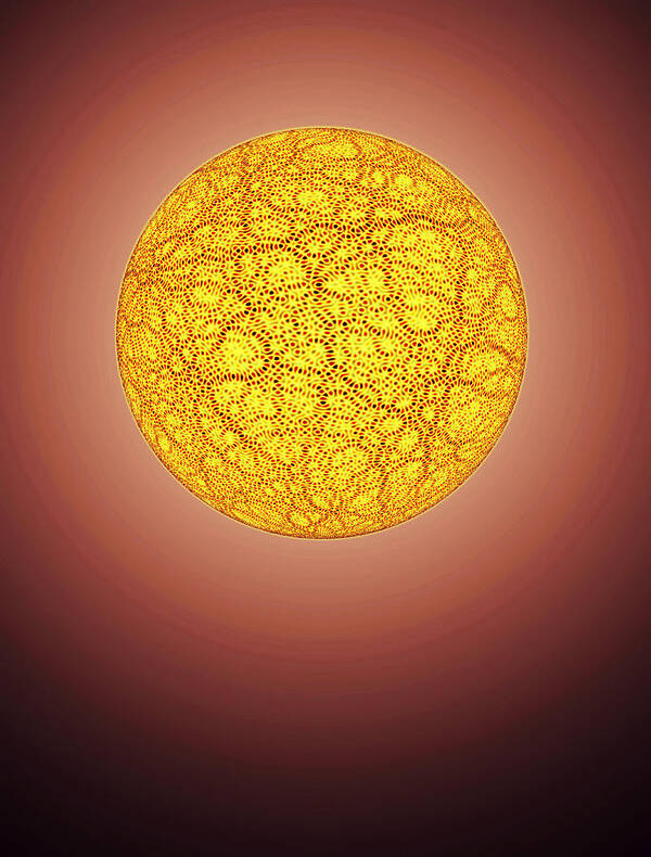  Sphere Art Print featuring the photograph Quantum Waves by Eric Heller