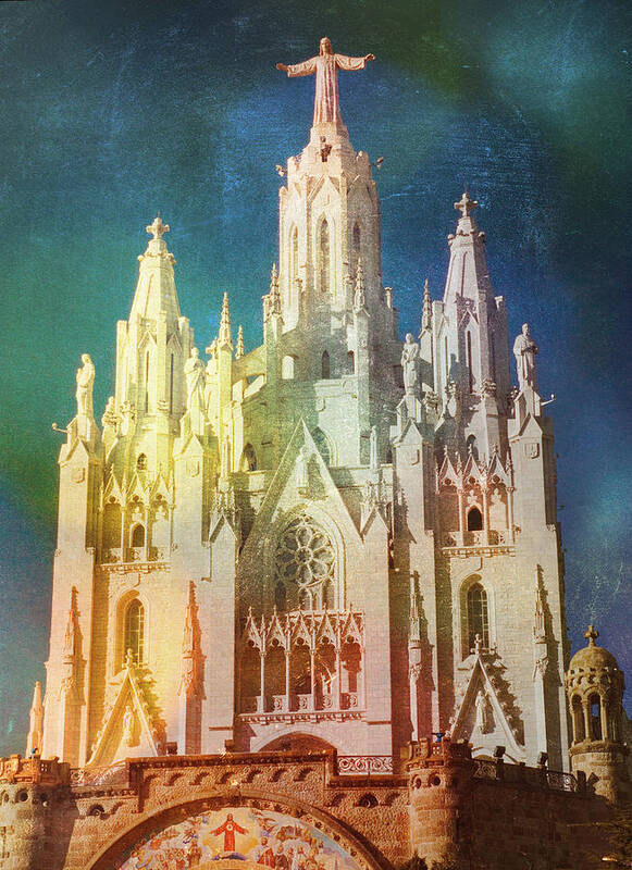 Spain Art Print featuring the photograph Tibidabo by Rod Jones