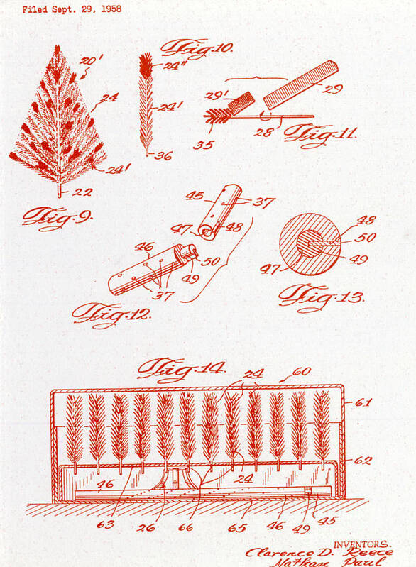 Patent Art Print featuring the photograph Us Patent Diagram by Science Source
