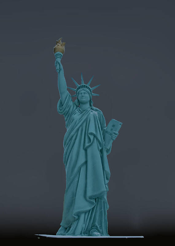 Usa Art Print featuring the photograph USA Statue of Liberty by LeeAnn McLaneGoetz McLaneGoetzStudioLLCcom