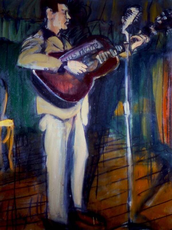 Guthrie Art Print featuring the painting Woody by Les Leffingwell