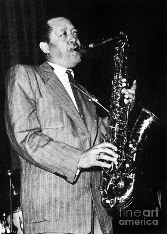 1950s Art Print featuring the photograph Lester Young by Granger