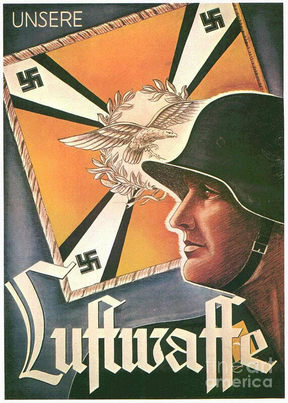 German WW2 Our Luftwaffe Poster 1942 world war 2 poster
