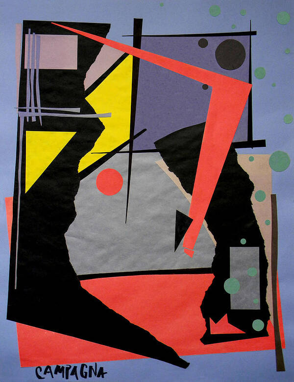 Cut Paper Art Print featuring the tapestry - textile Untitled #9 by Teddy Campagna