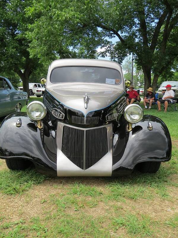 Classic Car Art Print featuring the photograph A mean classic by Aaron Martens