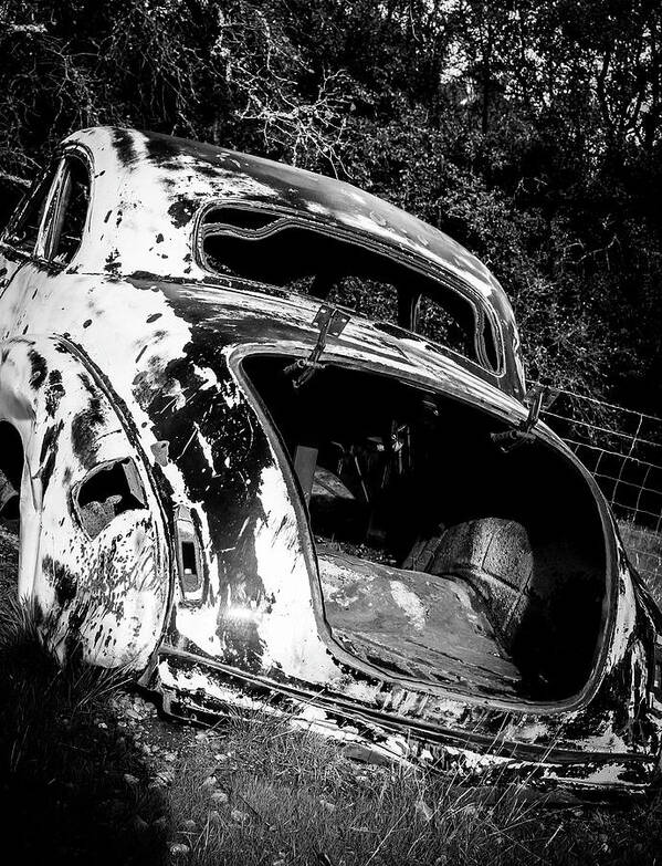 Car Art Print featuring the photograph Abandoned Car by Dr Janine Williams