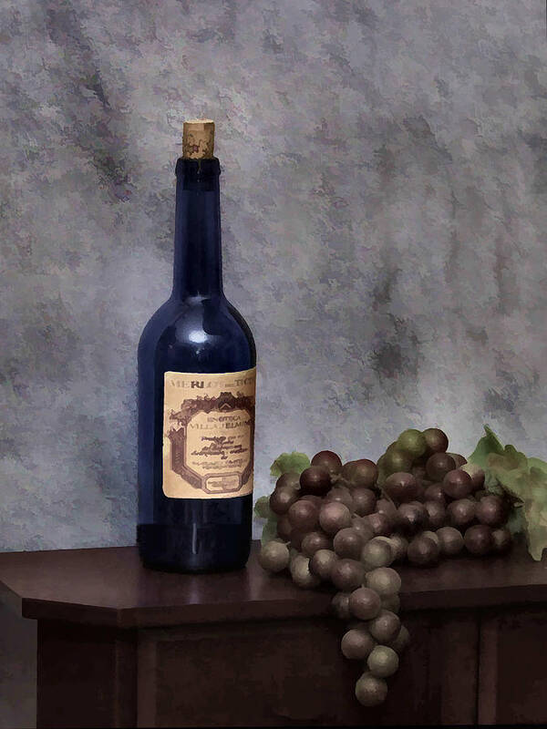 Wine Art Print featuring the photograph All Simply Ready by Lin Grosvenor