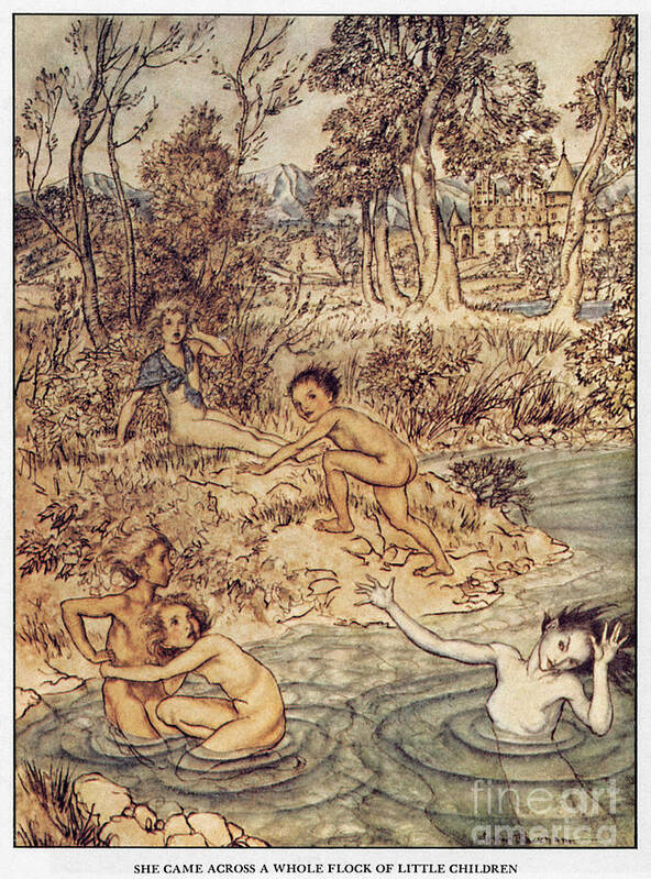 19th Century Art Print featuring the painting Andersen: Little Mermaid by Granger