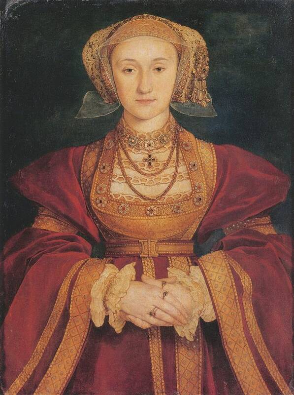 Anne Of Cleves Art Print featuring the painting Anne of Cleves by Hans Holbein