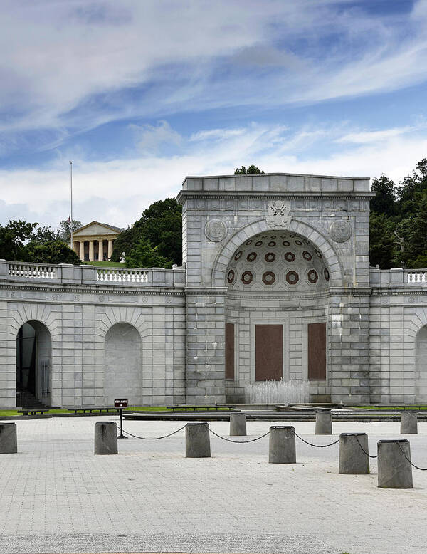 arlington National Cemetery Art Print featuring the photograph Arlington National Cemetery by Brendan Reals