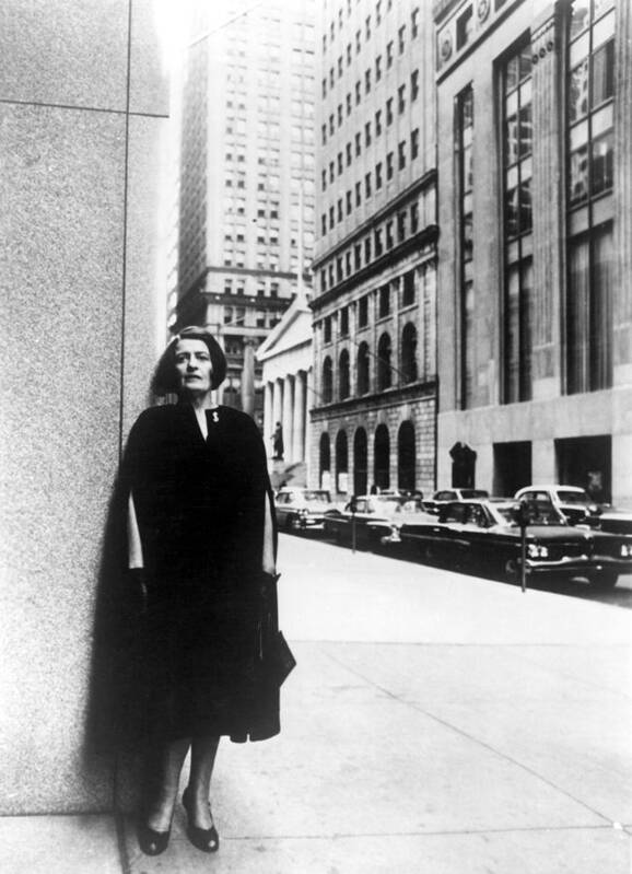 1960s Portraits Art Print featuring the photograph Ayn Rand Author Of Capitalism The by Everett