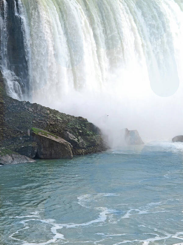 Niagara Falls Art Print featuring the photograph Below The Falls by Ian MacDonald