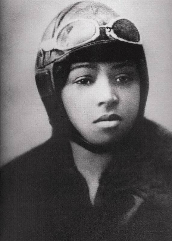 History Art Print featuring the photograph Bessie Coleman 1892-1926, Was An Early by Everett