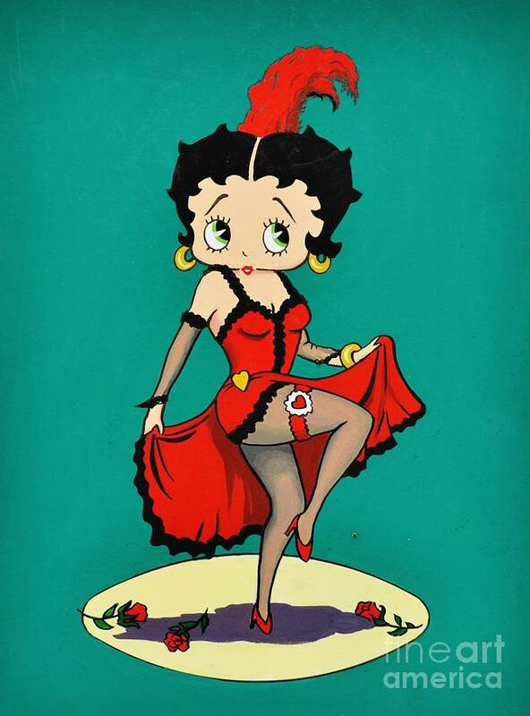 Betty Boop Showgirl Art Print