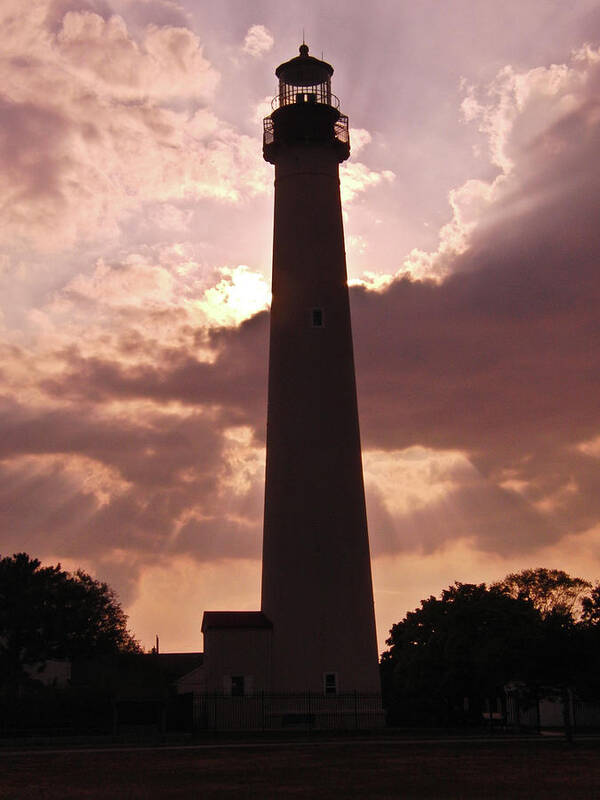 2010 Art Print featuring the photograph Cape May Lighthouse by Ruthanne McCann